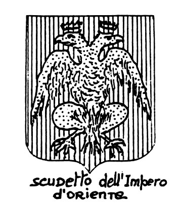 Image of the heraldic term: Scudetto dell'Impero d'Oriente